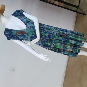 One World colorful abstract dress